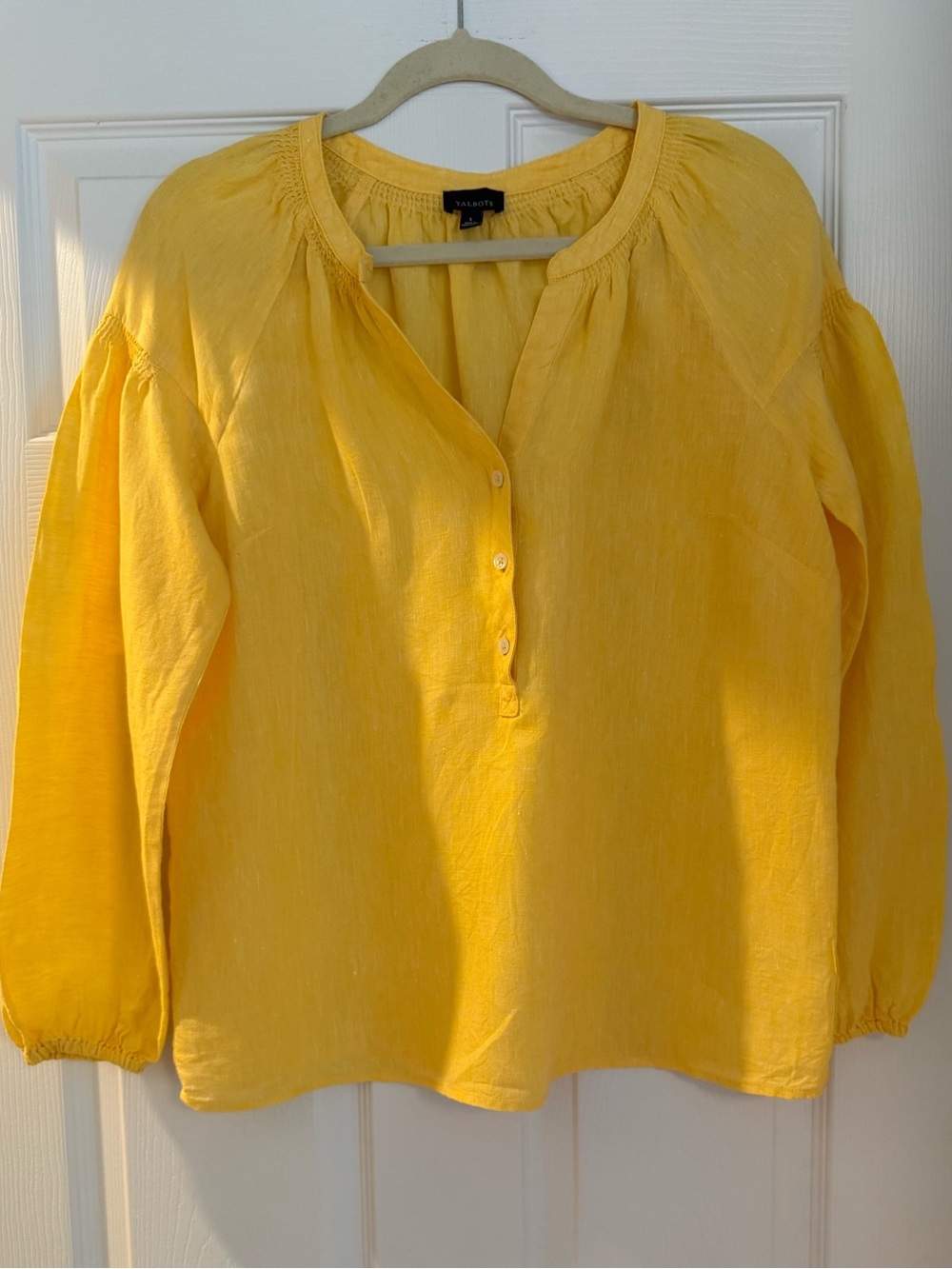 Talbots Linen Blouse